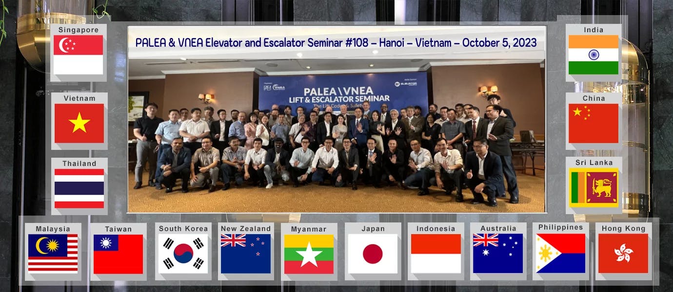 palea and vaea elevator & escalator seminar # 108 hanoi vietnam 0ct,5 2023